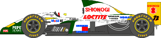 1/20 Lotus 107C PacificGP [D989]