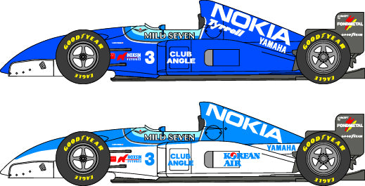 1/20 Tyrell 023 front, late [D831]