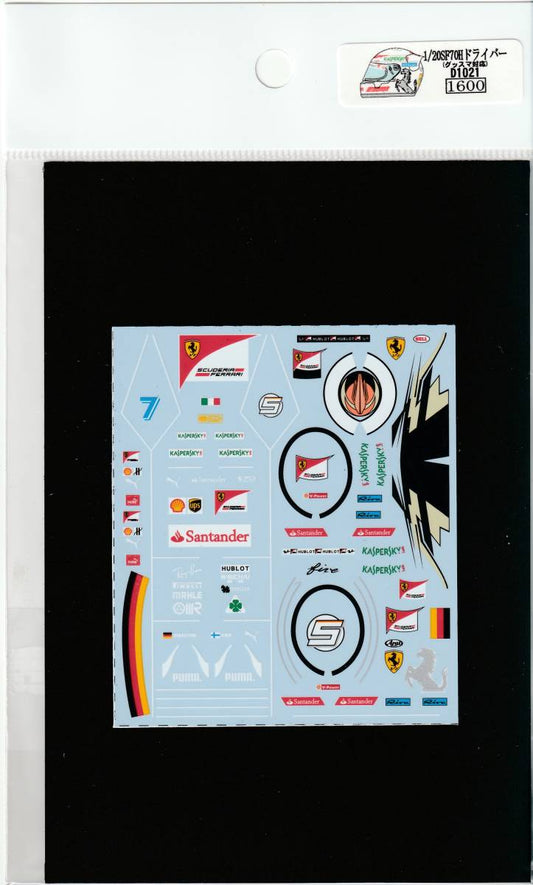 1/20 Ferrari SF70H Driver [D1021]