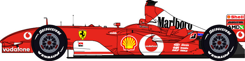 1/12 Ferrari F2002 Marlboro [D1019]