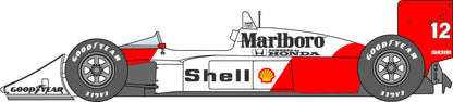 1/20 McLaren MP4/5B (Fluorescent Red) [D1047]