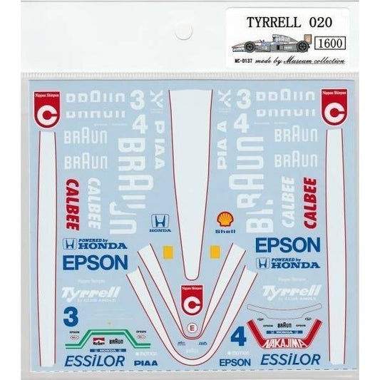 1/20 Tyrrell 020 [D137]