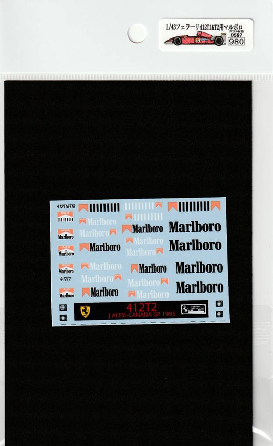 1/43 Ferrari 412T1&T2 Tobacco [D597]