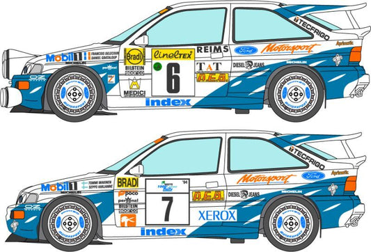 1/24 Ford Escort '94 Monte Carlo & 1000 Lake [D141]