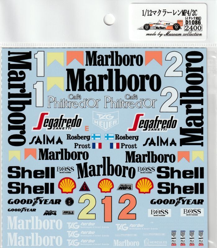 1/12 McLaren MP4/2C [D1086]