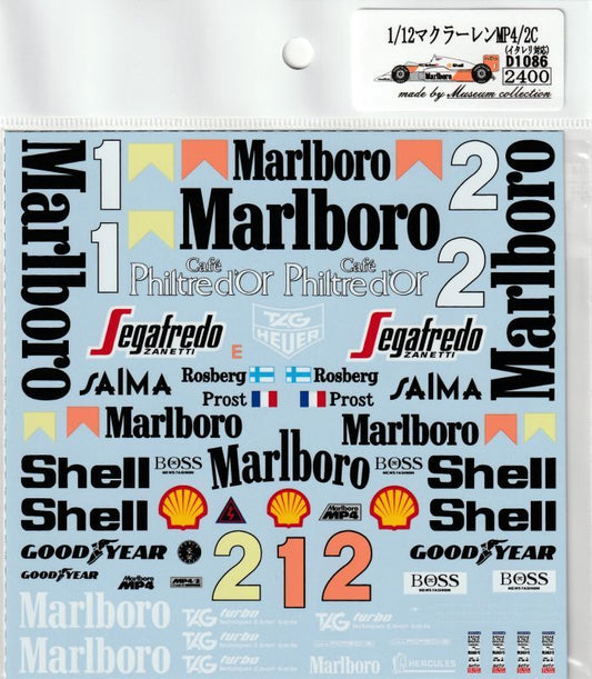 1/12 McLaren MP4/2C [D1086]