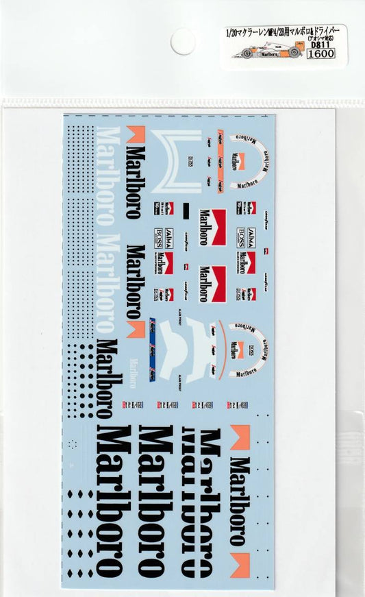 1/20 McLaren MP4/2B Driver&Tobacco [D811]