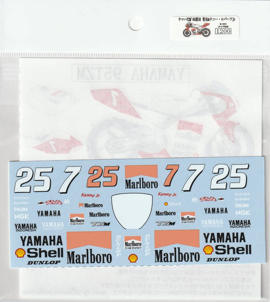 1/12 Yamaha '95 TZM Marlboro Harada, Kenny Roberts Jr [D023]