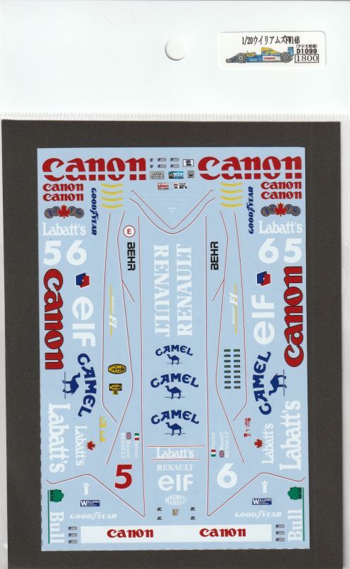 1/20 Williams FW14B [D1099]