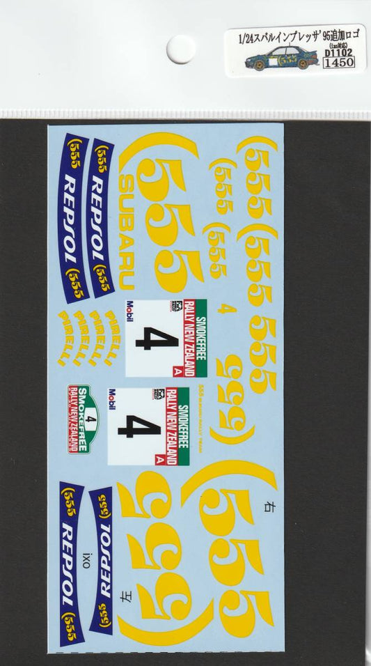 1/24 Subaru Impreza '95 additional logo [D1102]