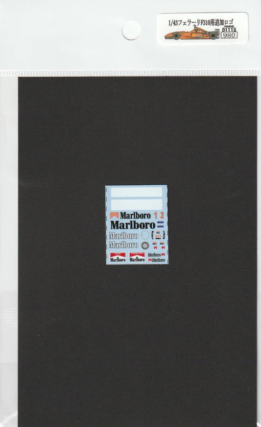 1/43 Additional logo decal for Ferrari F310 [D1115]
