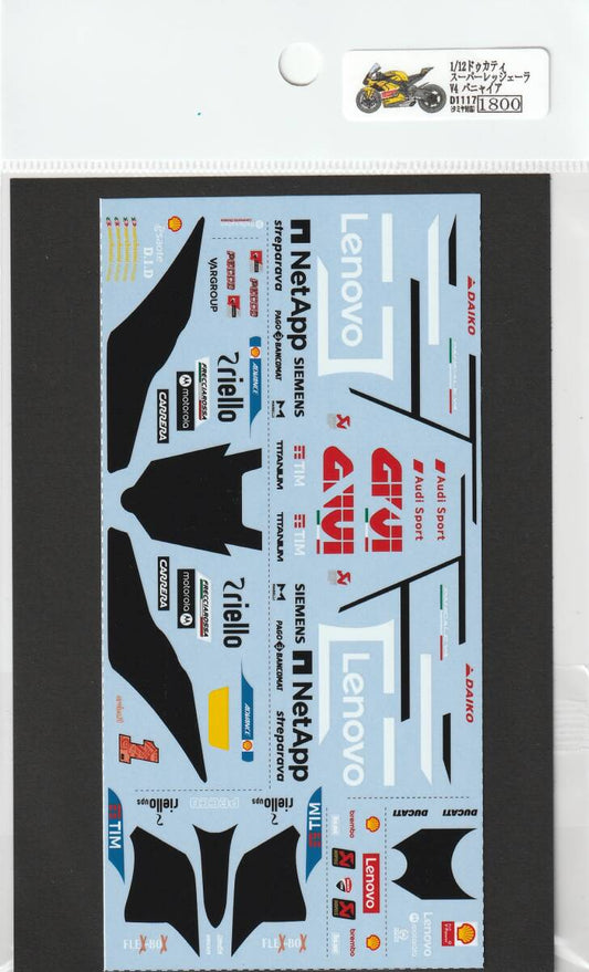 1/12 Ducati Superleggera V4 Bagnaia [D1117]