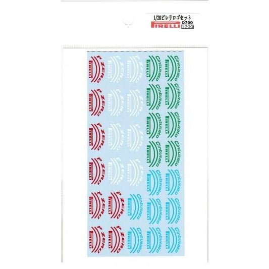 1/20 Pirelli logo set [d700]