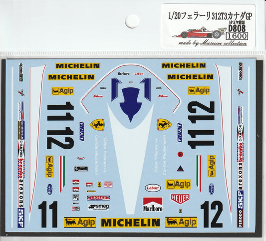 1/20 Ferrari 312T3 Canada GP [D808]