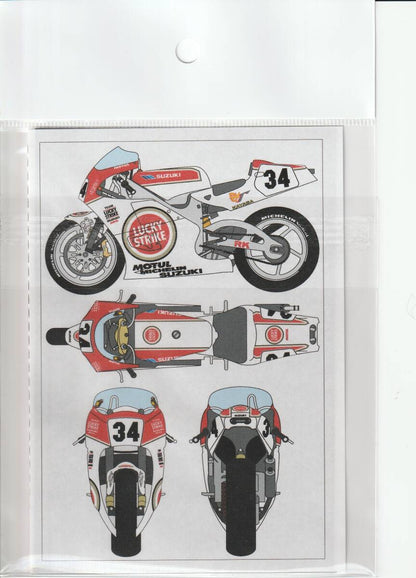1/12 Suzuki '93 Gamma additional logo For Platz [D1129]