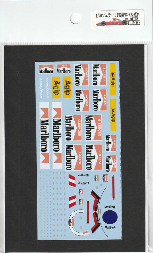 1/20 Ferrari F92 & F93 Marlboro set [D1132]