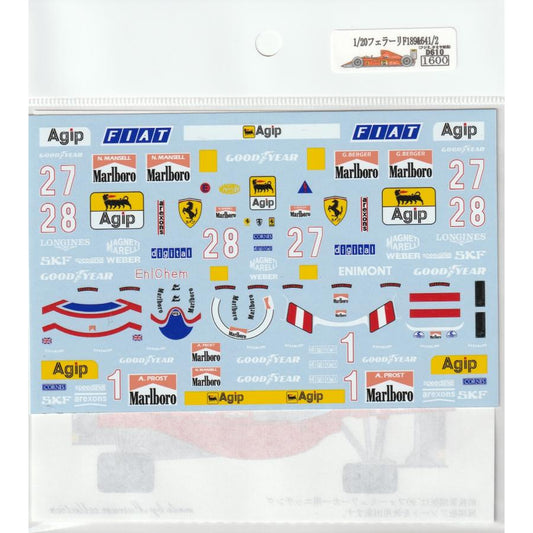 1/20 Ferrari F189&641/2 [D610]