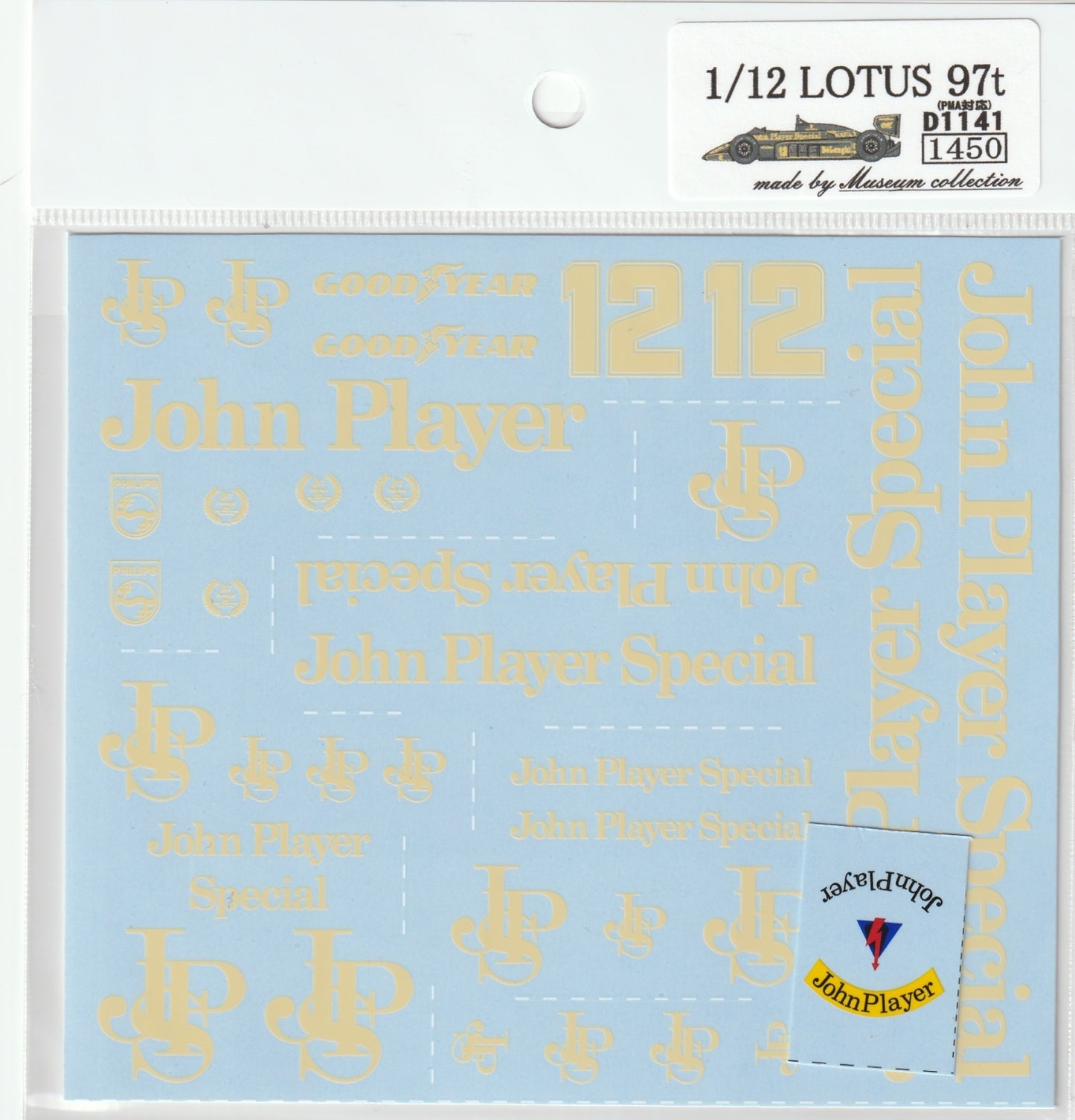 1/12 Lotus 97t JPS [D1141]