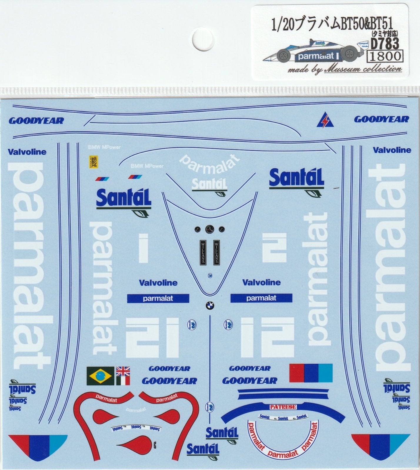 1/20 Brabham BT50&BT51 [D783]