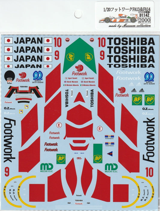 1/20 Footwork FA13 & FA14 [D1142]