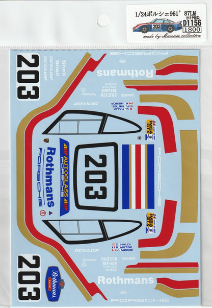 1/24 Porsche 961'87LM [D1156]