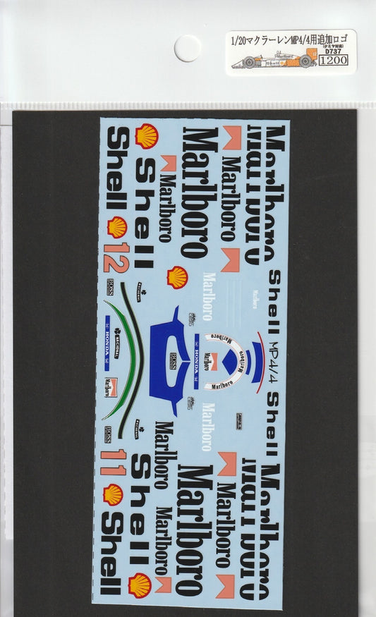 1/20 McLaren MP4/4 Additional Logo [D737]