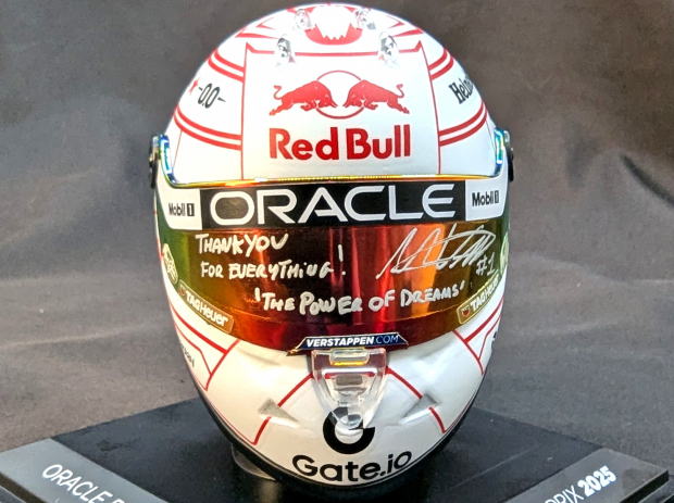 1/4 scale helmet with visor for Verstappen 2025 Japanese Grand Prix [D1160]