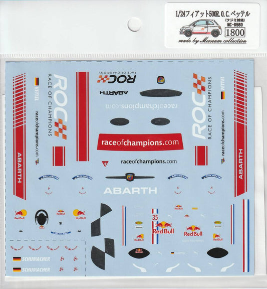 1/24 Fiat500 R.O.C. S.Vettel [D560]