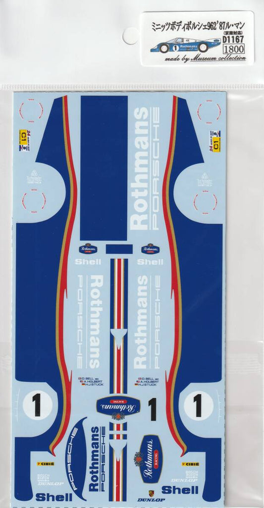 Mini-Z Porsche 962c '86 Le Mans [D1167]