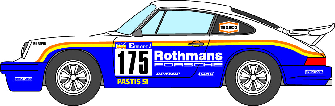1/24 Porsche 911 '84 Paris-Dakar Rothmans Logo (for Platz) [D1173]