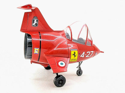 Deformed F-104 Ferrari model airplane with logo [D1174]