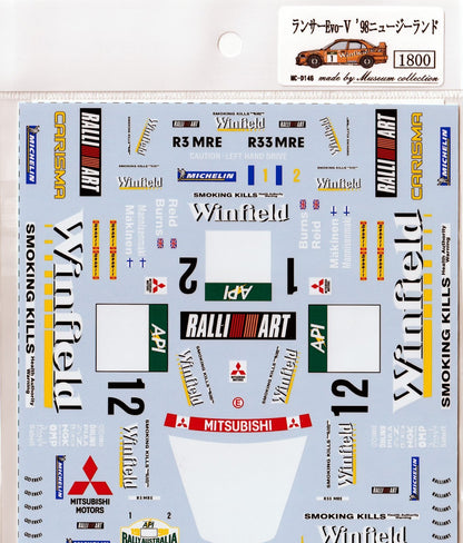 1/24 Mitsubishi Lancer Evo V'98 Australia [D146]