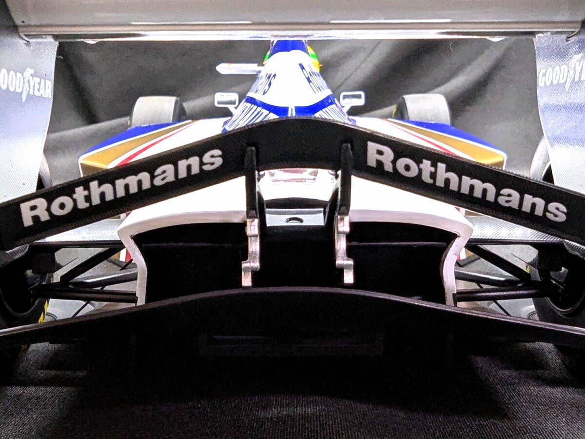 1/12 Rothmans Logo for Williams FW16 Rear Wing (Lower Element) [43Rothmans]