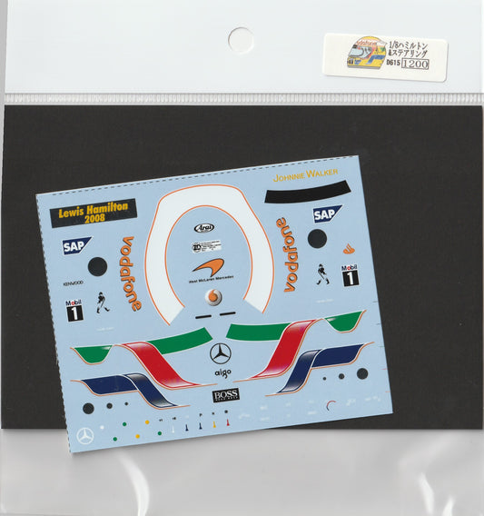 1/8 helmet '08 Hamilton & Stearing [D615]