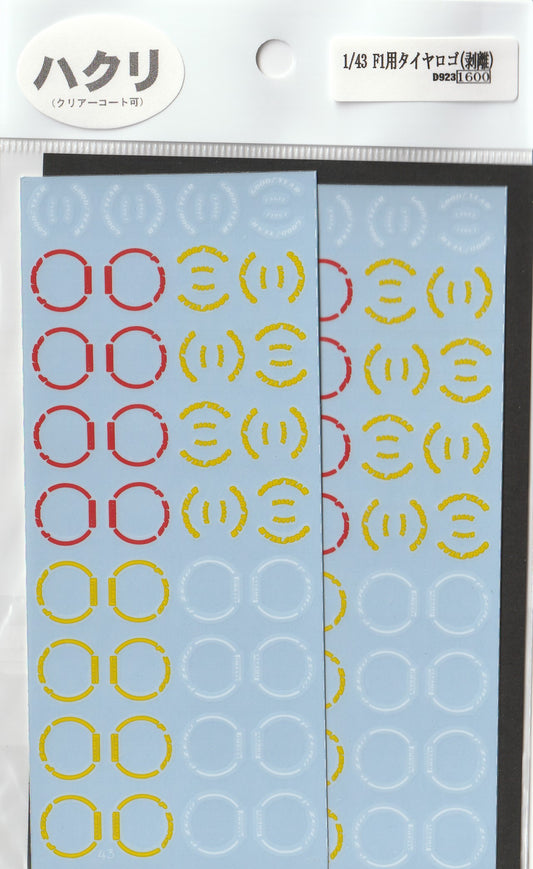 1/43F1 for Tire Logo [D923]