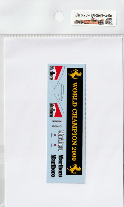 1/43 Ferrari F1-2000 (ixo) [D340]