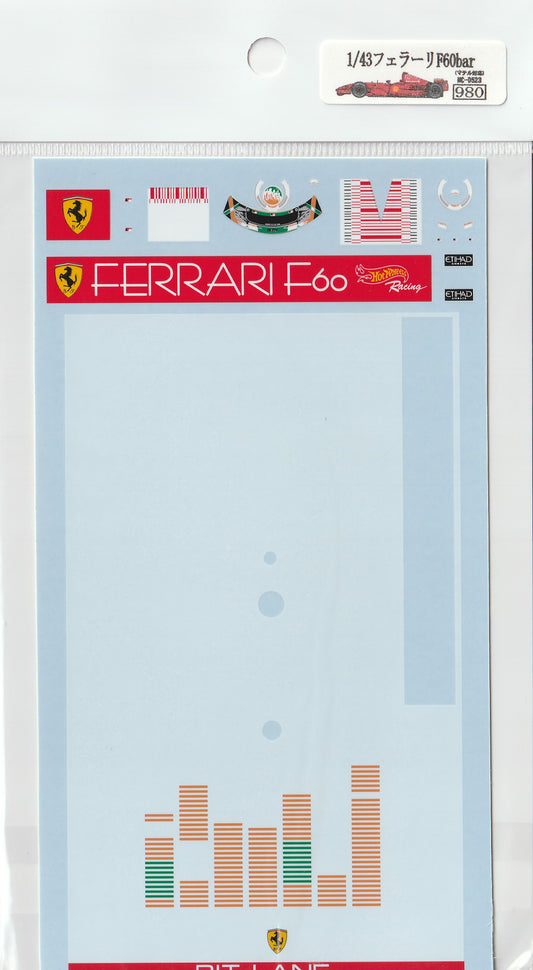 1/43 Ferrari F60 bar [D523]