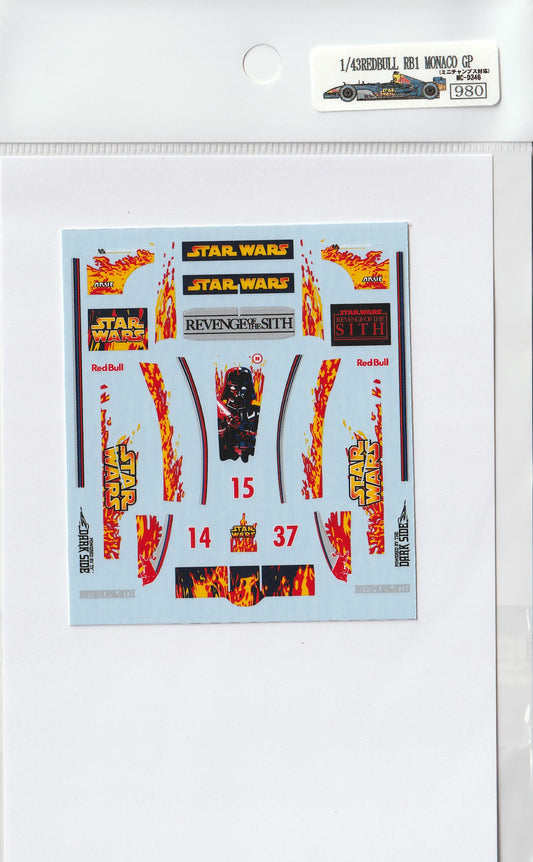 1/43 RedBull RB1 Monaco GP (Star Wars Ver.)[D346]