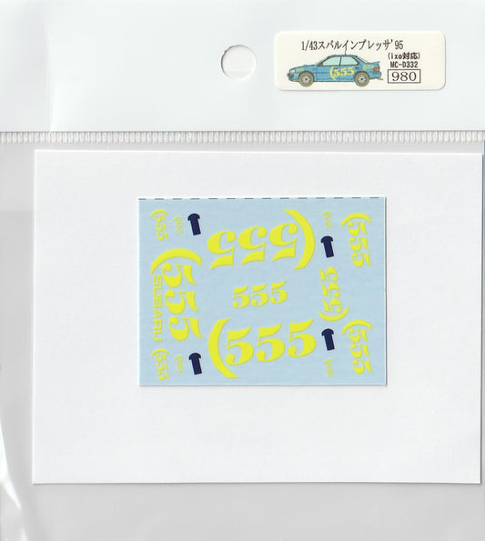 1/43 Subaru Impreza '95 Tobacco [D332]