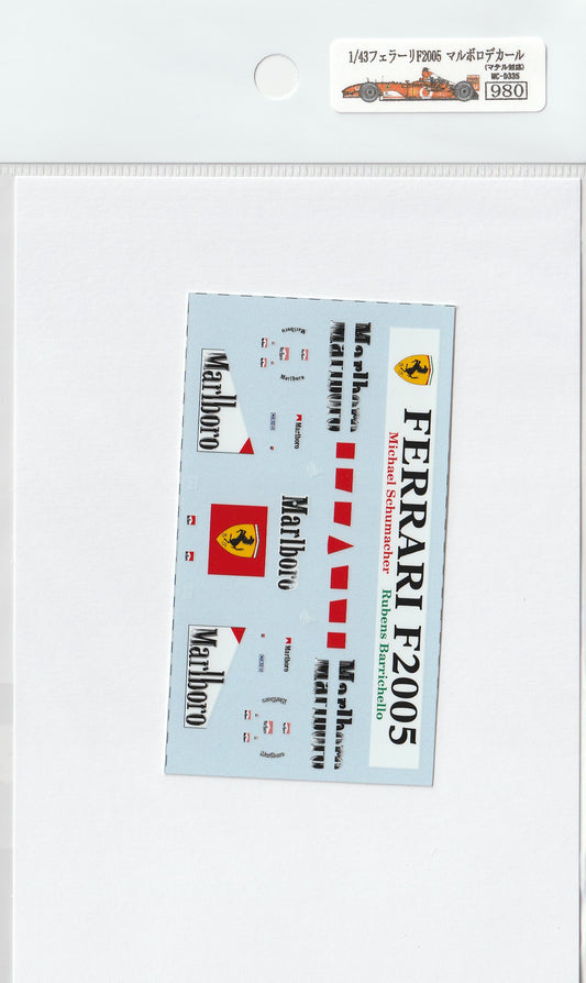 1/43 Ferrari F2005 Tobacco [D335]