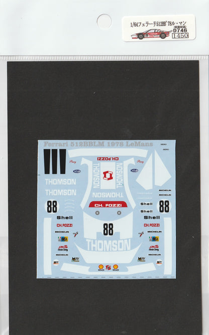 1/64 Ferrari 512BB '78 Le Mans [D746]
