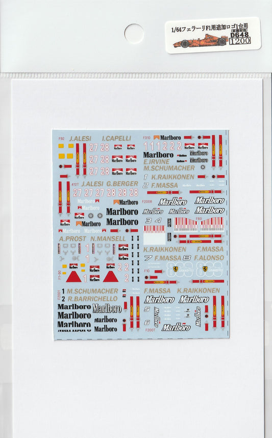 1/64 For Ferrari F1 Additional logo [D648]
