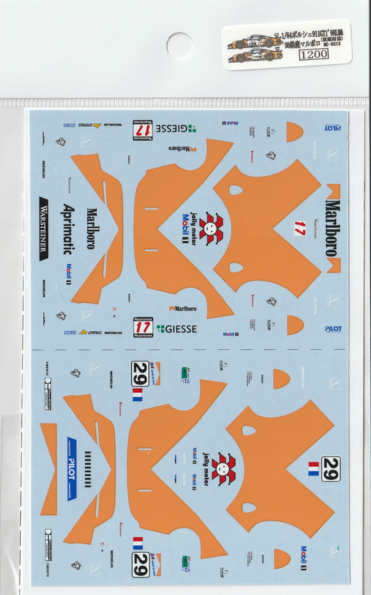 1/64 Porsche 911GT1 '98LM&'98Suzuka Tobacco [D513]