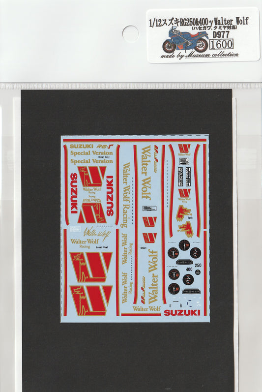 1/12 Suzuki RG250 & 400γ Walter Wolf [D977]