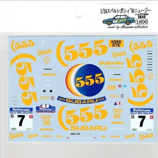 1/24 Subaru Legacy '91 New Zealand [D849]