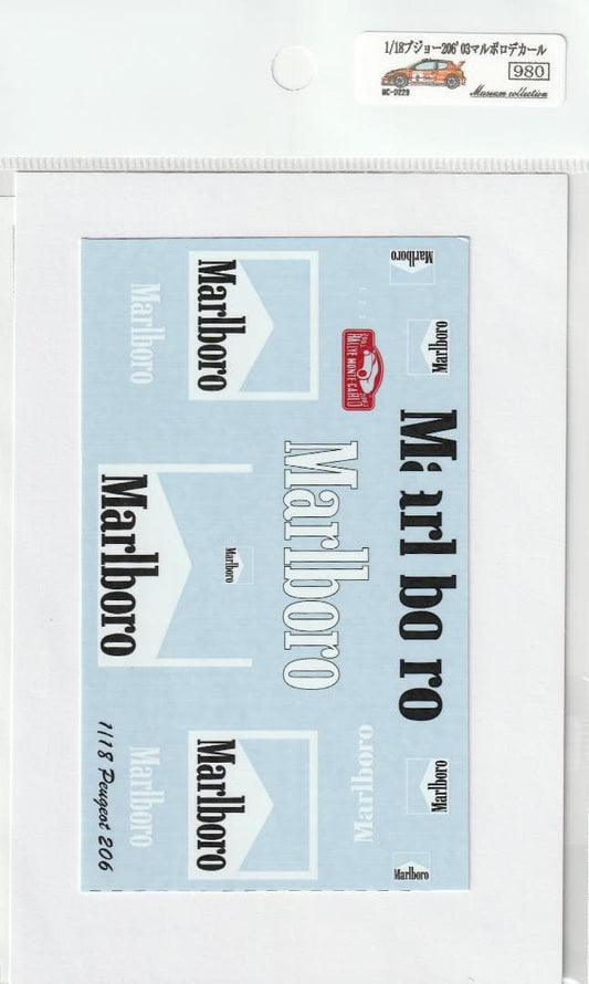 1/18 Peugeot 206 Marlboro [D229]